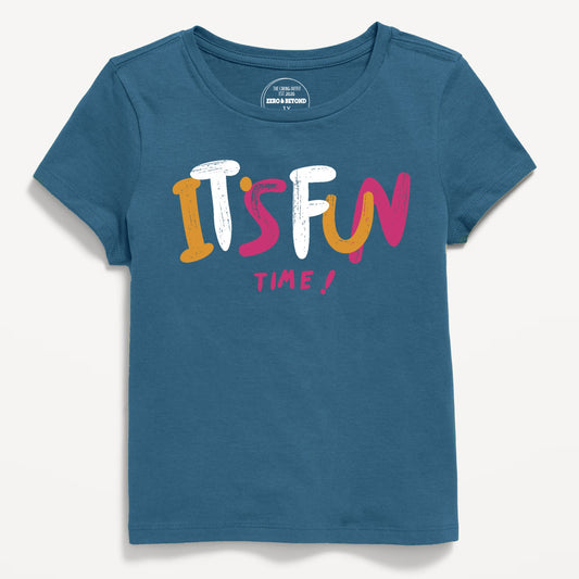 It's Fun Time Printed T-Shirt