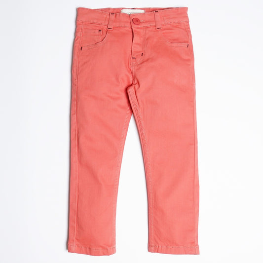 Coral Cotton Pants