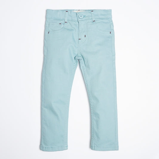 Aqua Cotton Pants