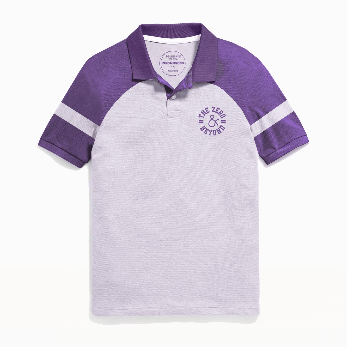 Purple Raglan Polo