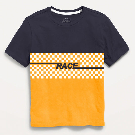 Race Track Two-Tone T-Shirt