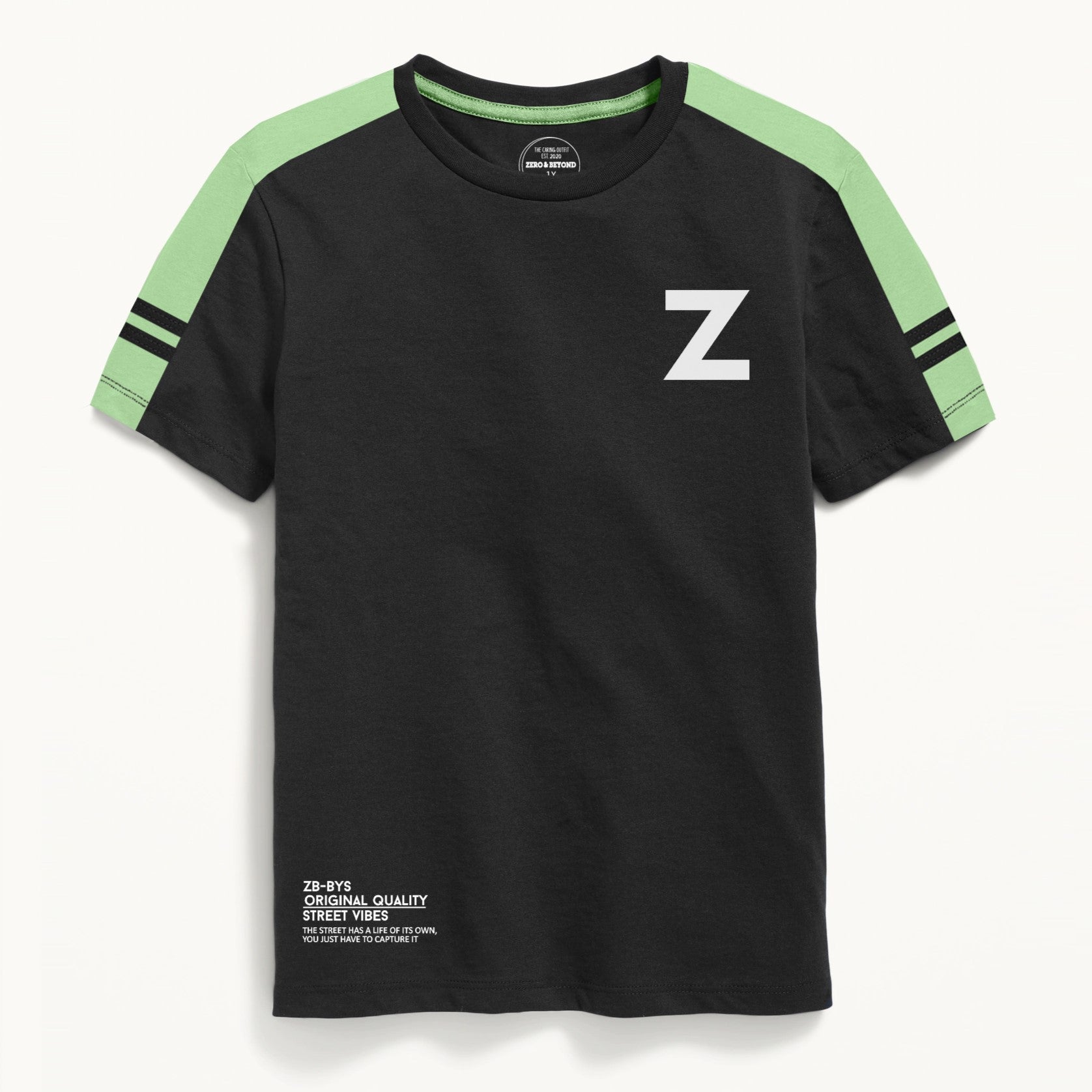 Black Z Graphic T-Shirt – ZN Beyond - Main Image
