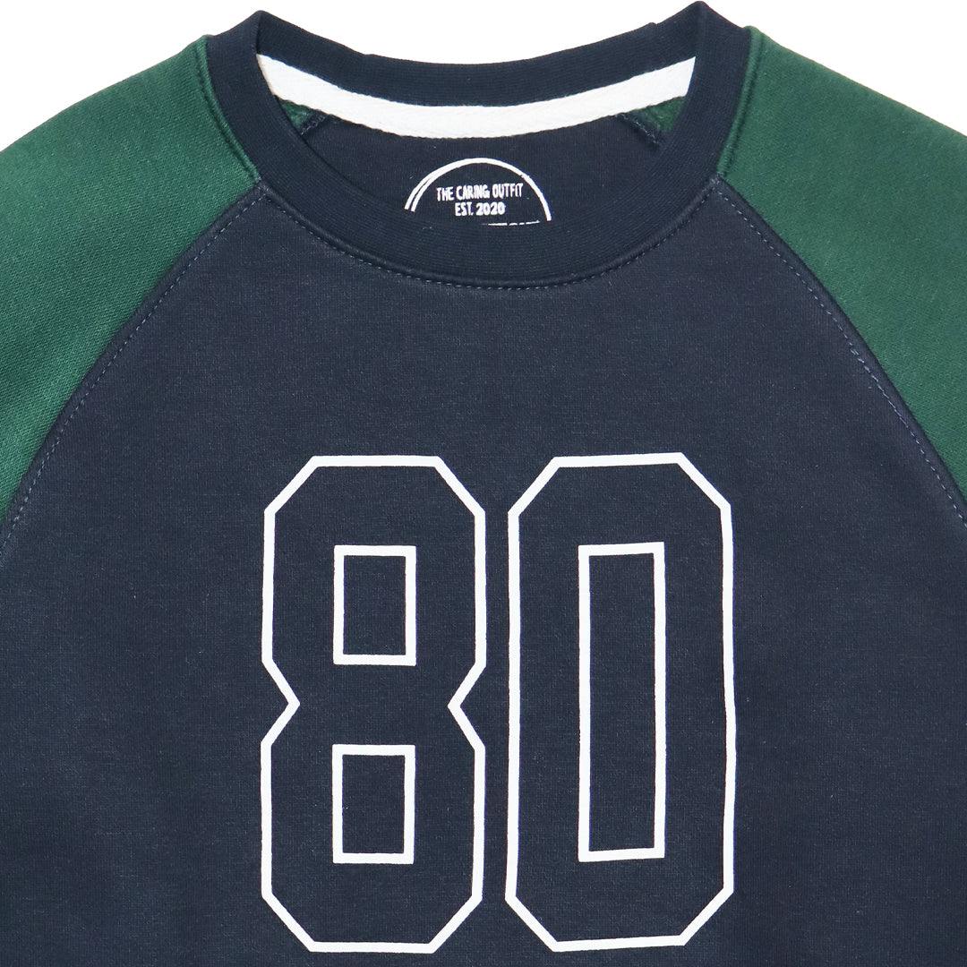 Navy Raglan Sweatshirt