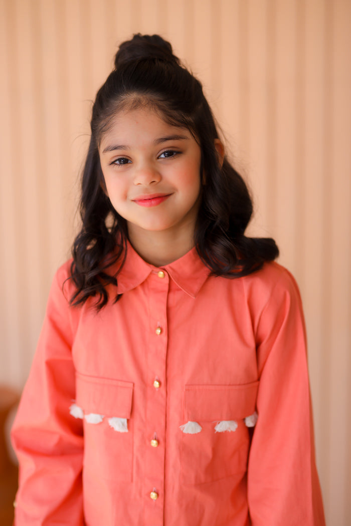Peach Solid Co-Ord