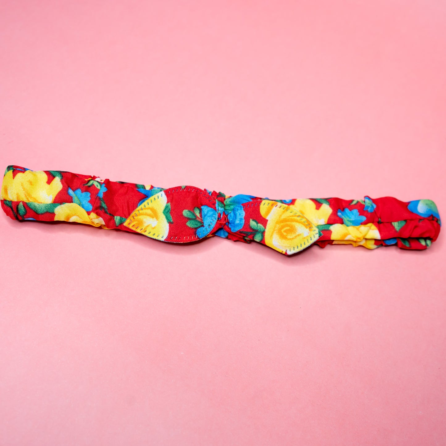 Floral printed elastic headband