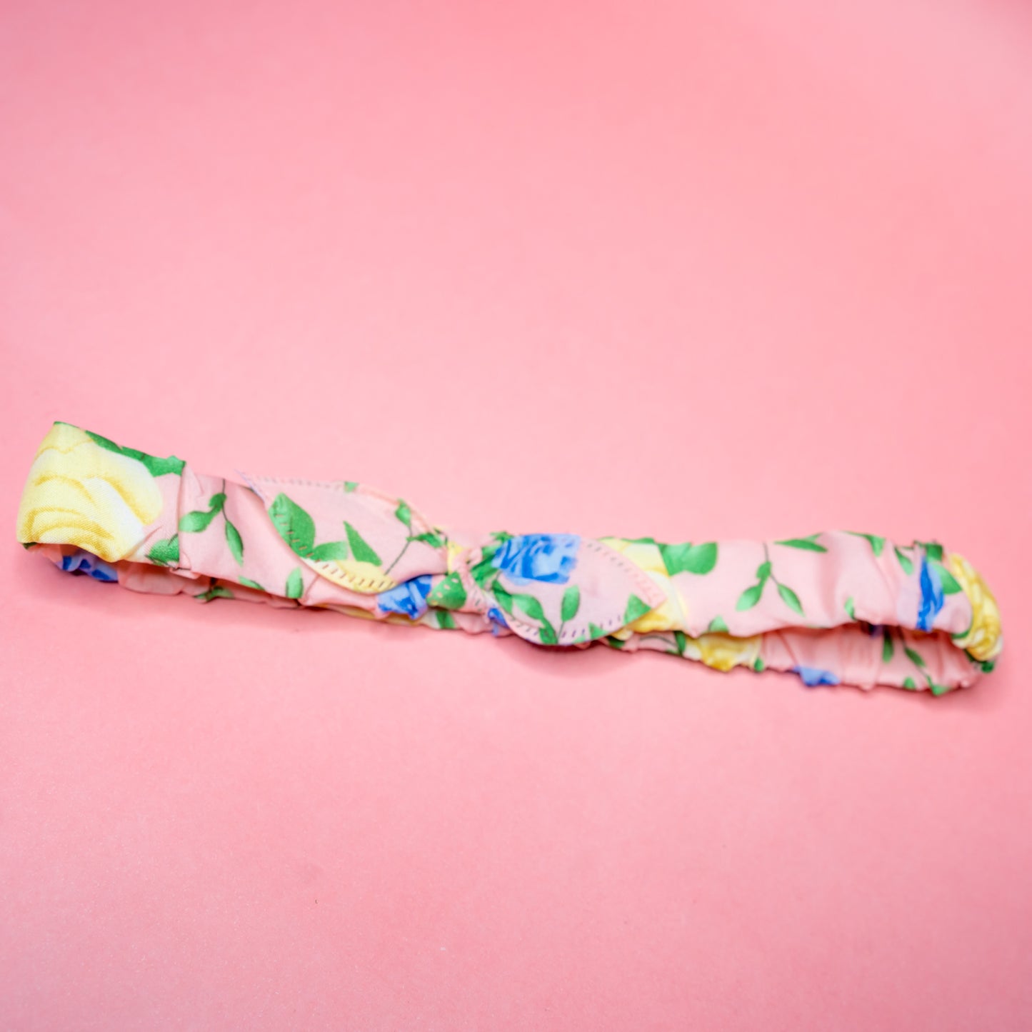 Floral printed elastic headband