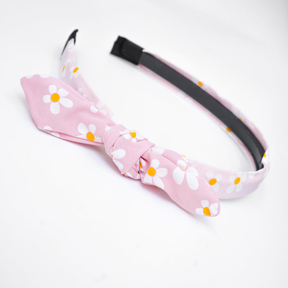 Floral printed headband
