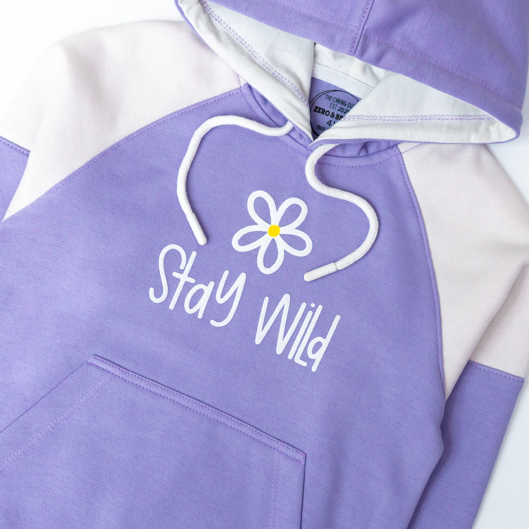 Stay wild Raglan Hoodie