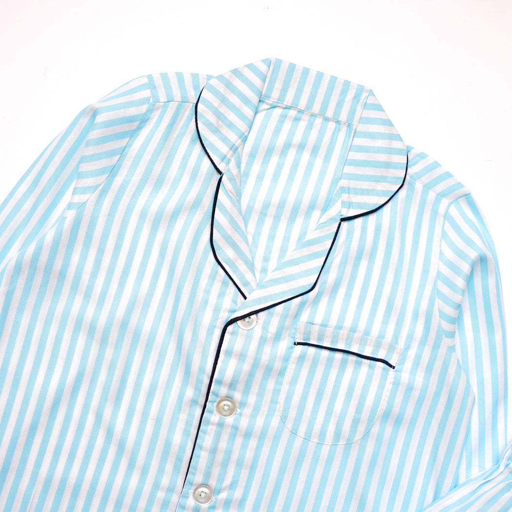 Aqua Striped Nightsuit