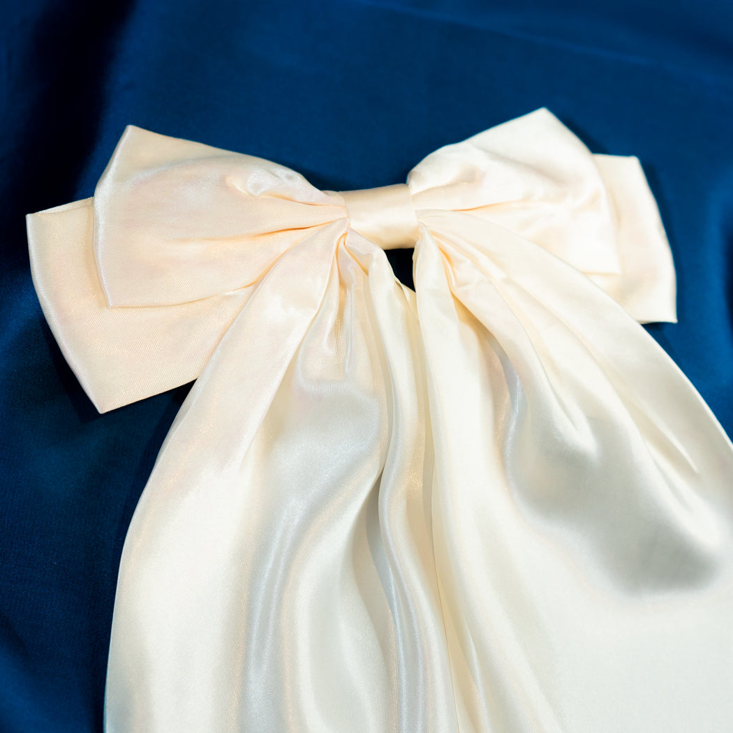 Off-White double knot silk long bow