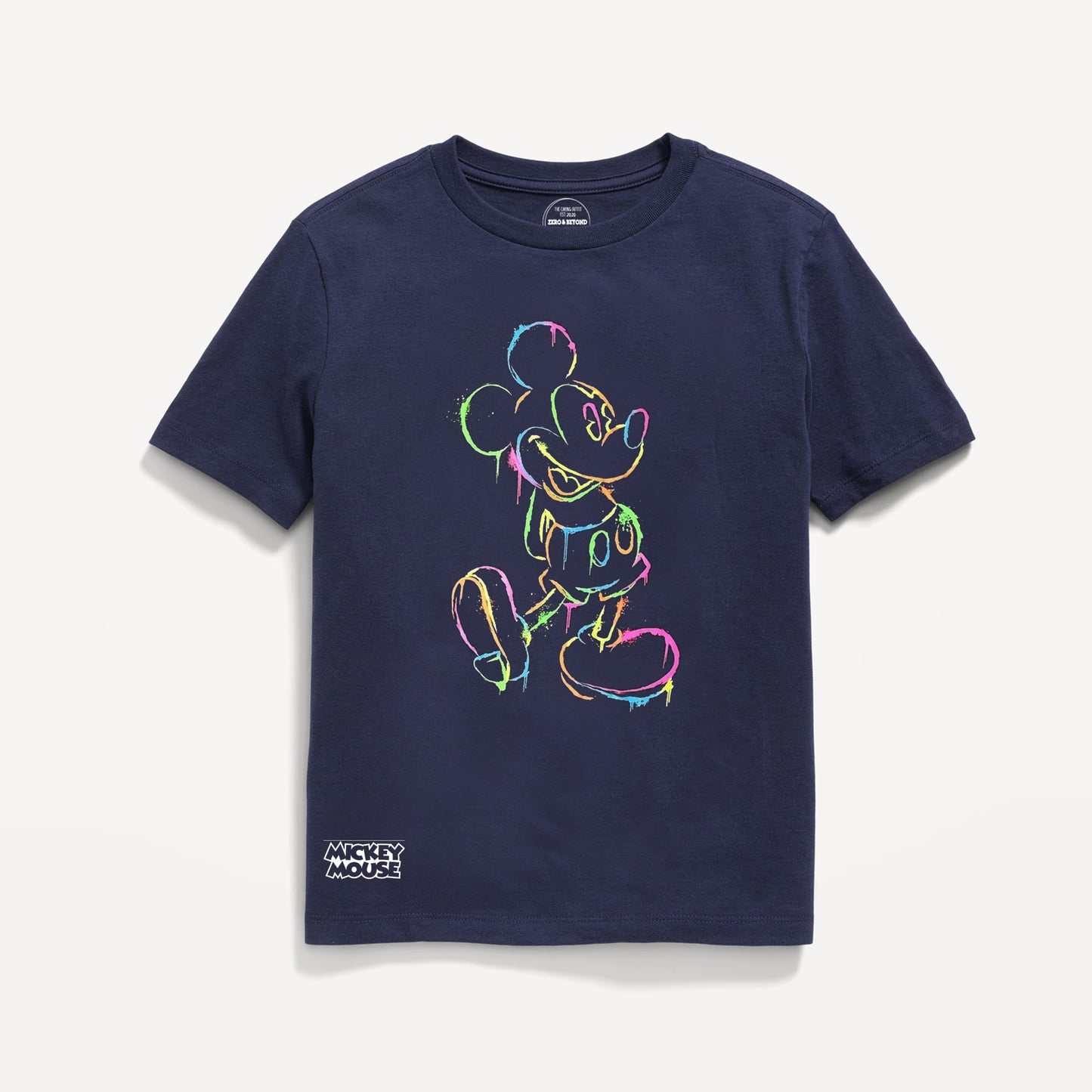 Navy Mickey Graphic T-Shirt