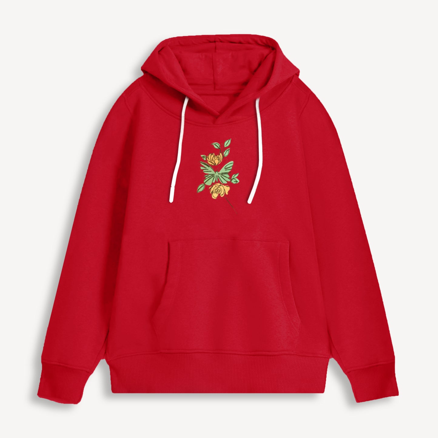 Butterfly Floral Hoodie