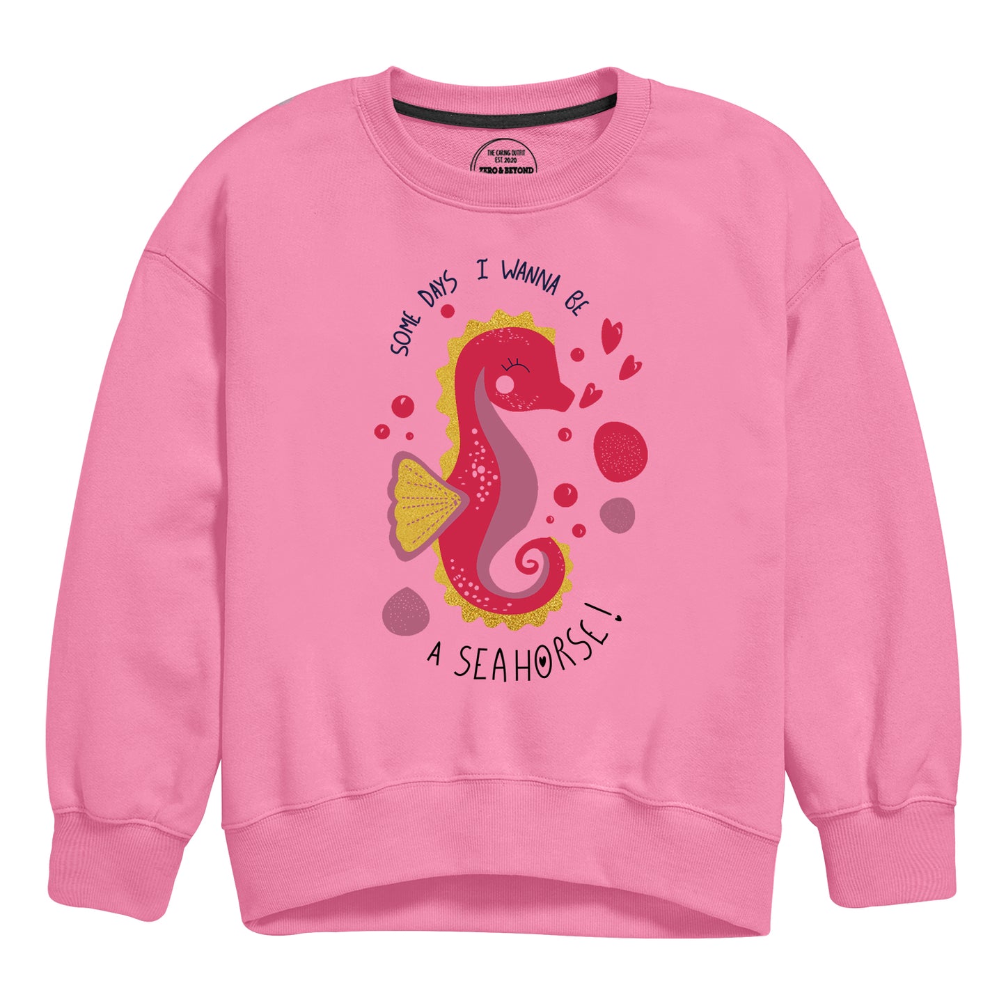 Seahorse Sweatshirt, Tops for Girls
