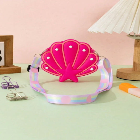 Pink Seashell Pop-up Bag