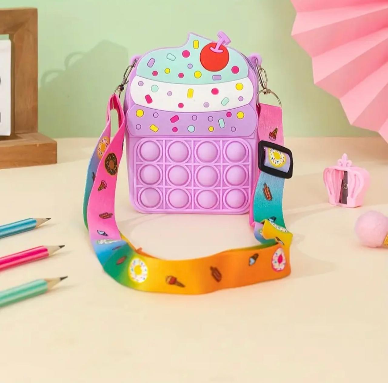 Purple Ice Cream Pop-up Bag