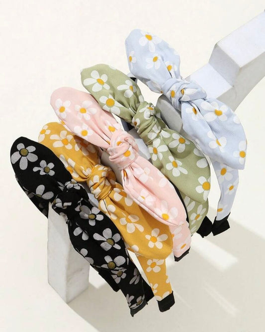 Floral Bowknot Headbands