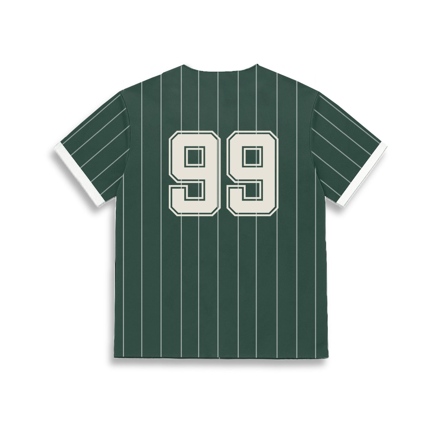 Green striped Baseball Jersey