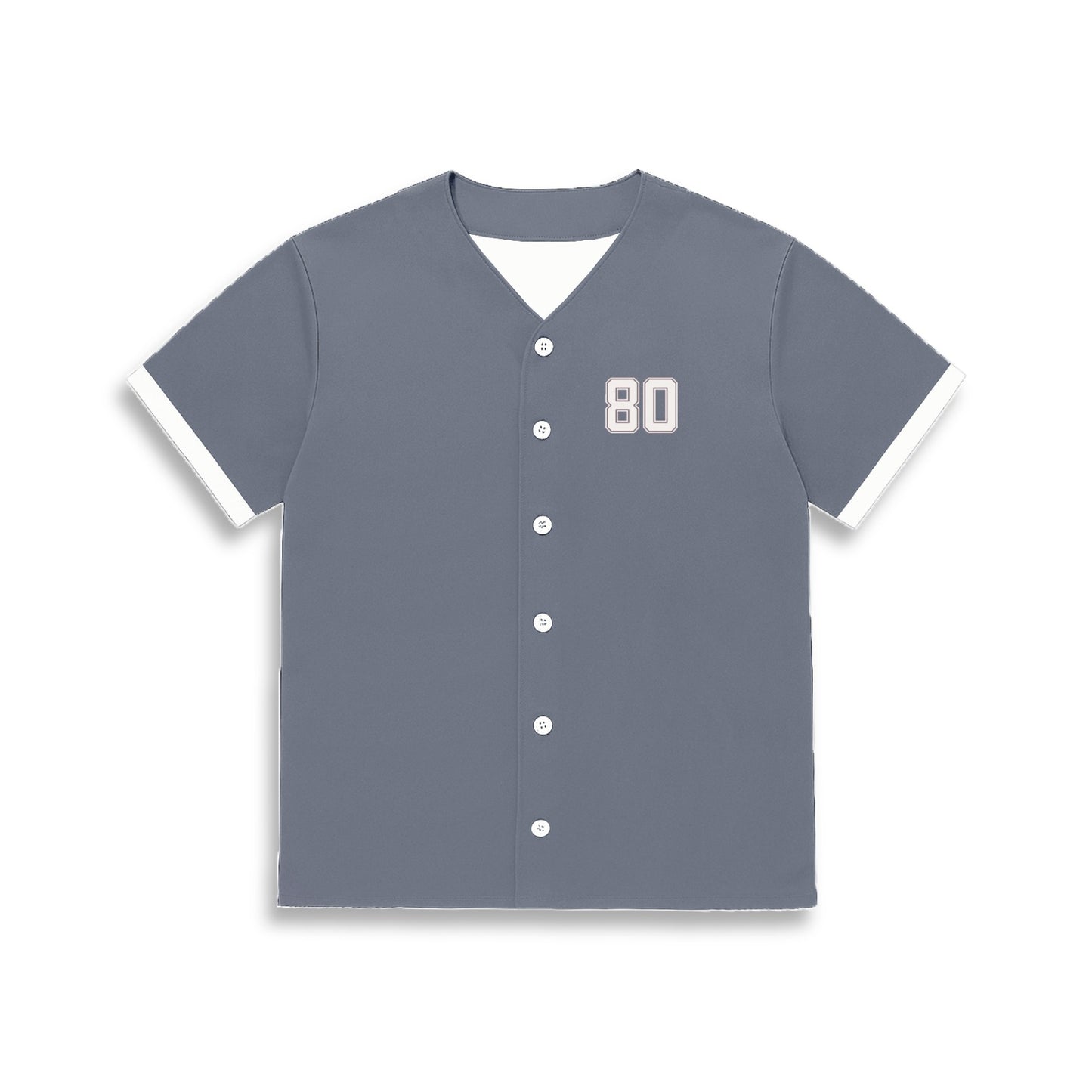 Kids Grey Baseball Jersey T-Shirt