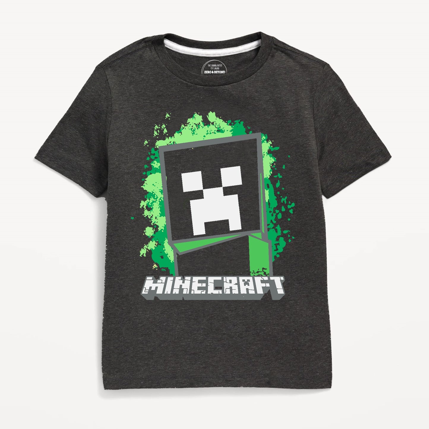 Charcoal Grey Minecraft T-Shirt