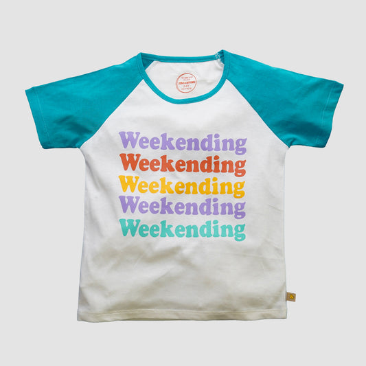 Tops for Girls, Weekend Vibe T-Shirt