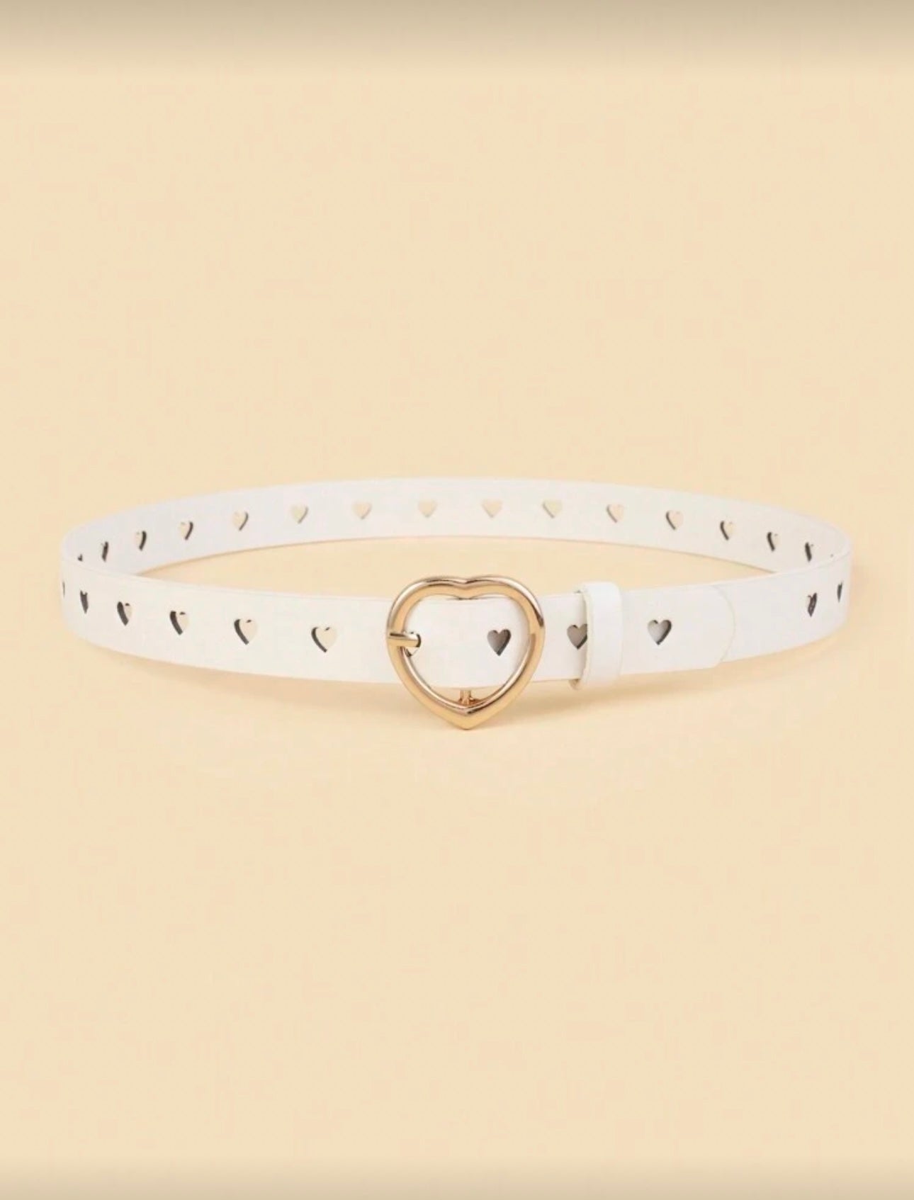 White Heart Belt