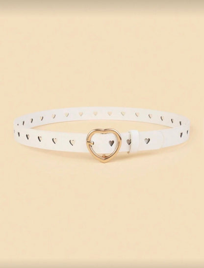 White Heart Belt