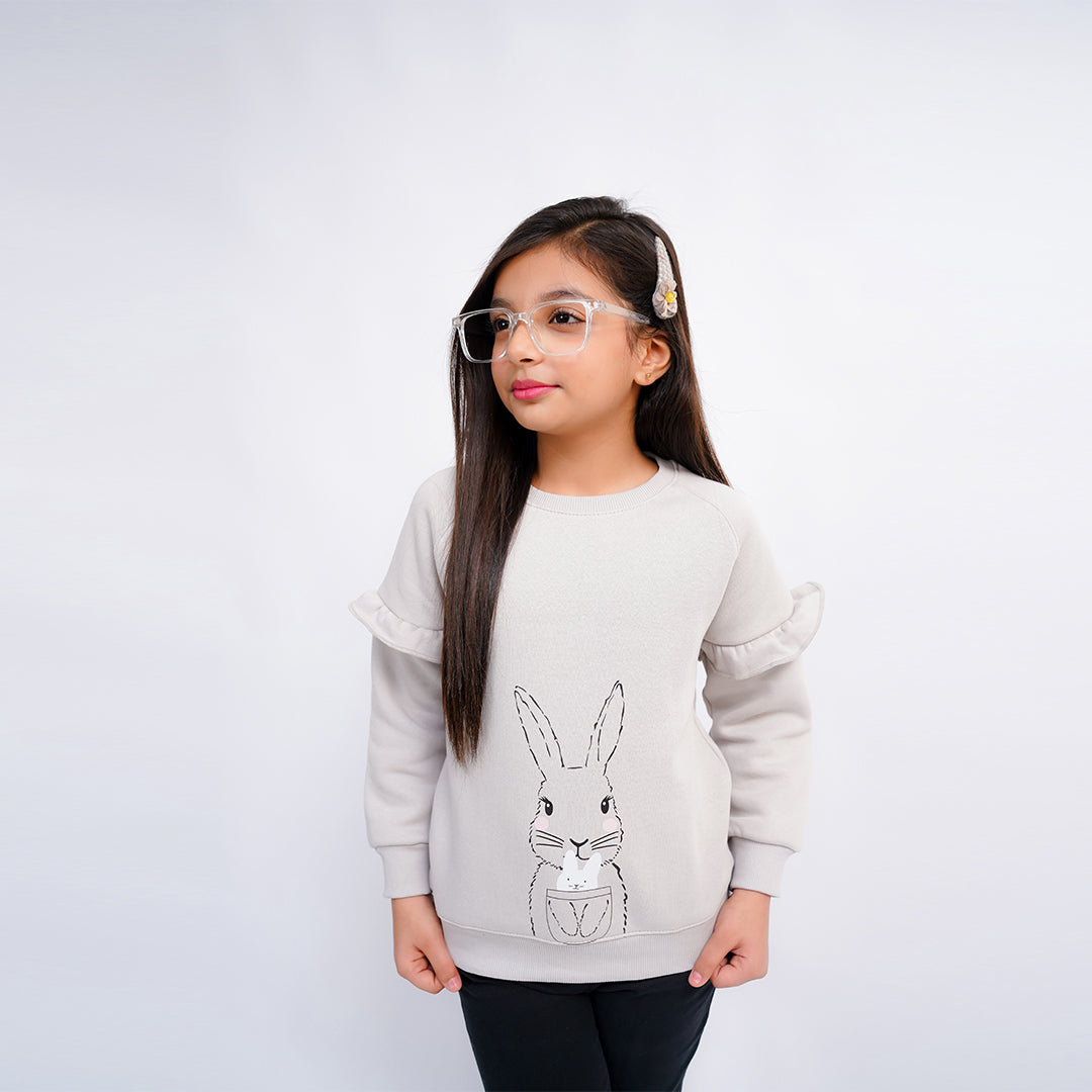 Rabbit Graphic Sweatshirt