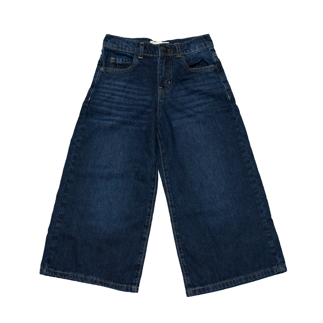 Girls Blue Culottes jeans