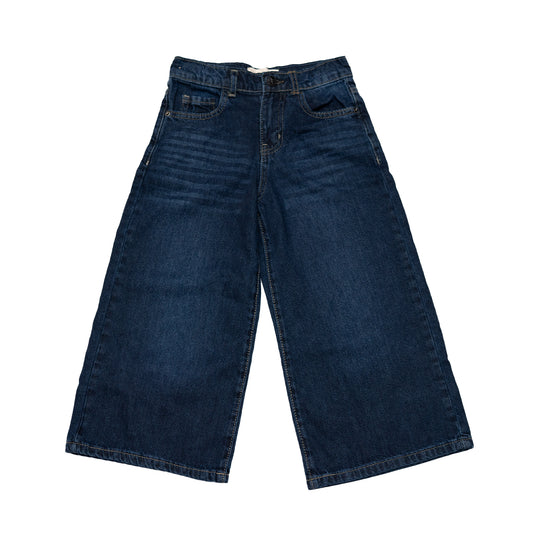 Girls Blue Culottes jeans
