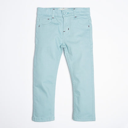 Aqua Cotton Pants