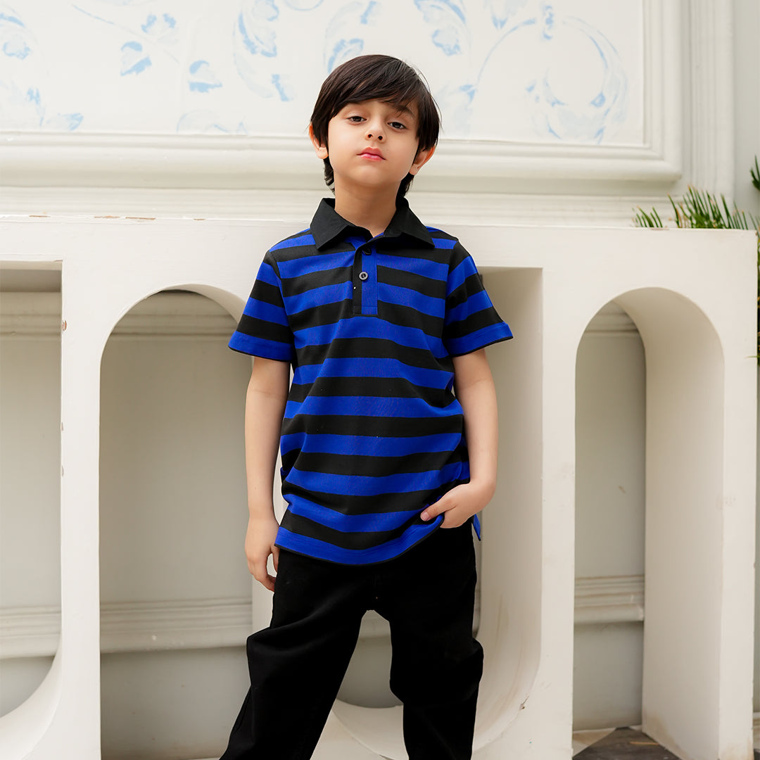 Blue Rugby Polo