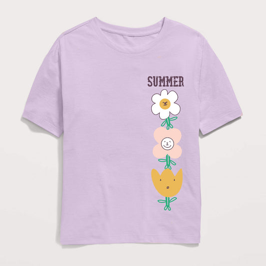 Lilac Floral T-Shirt