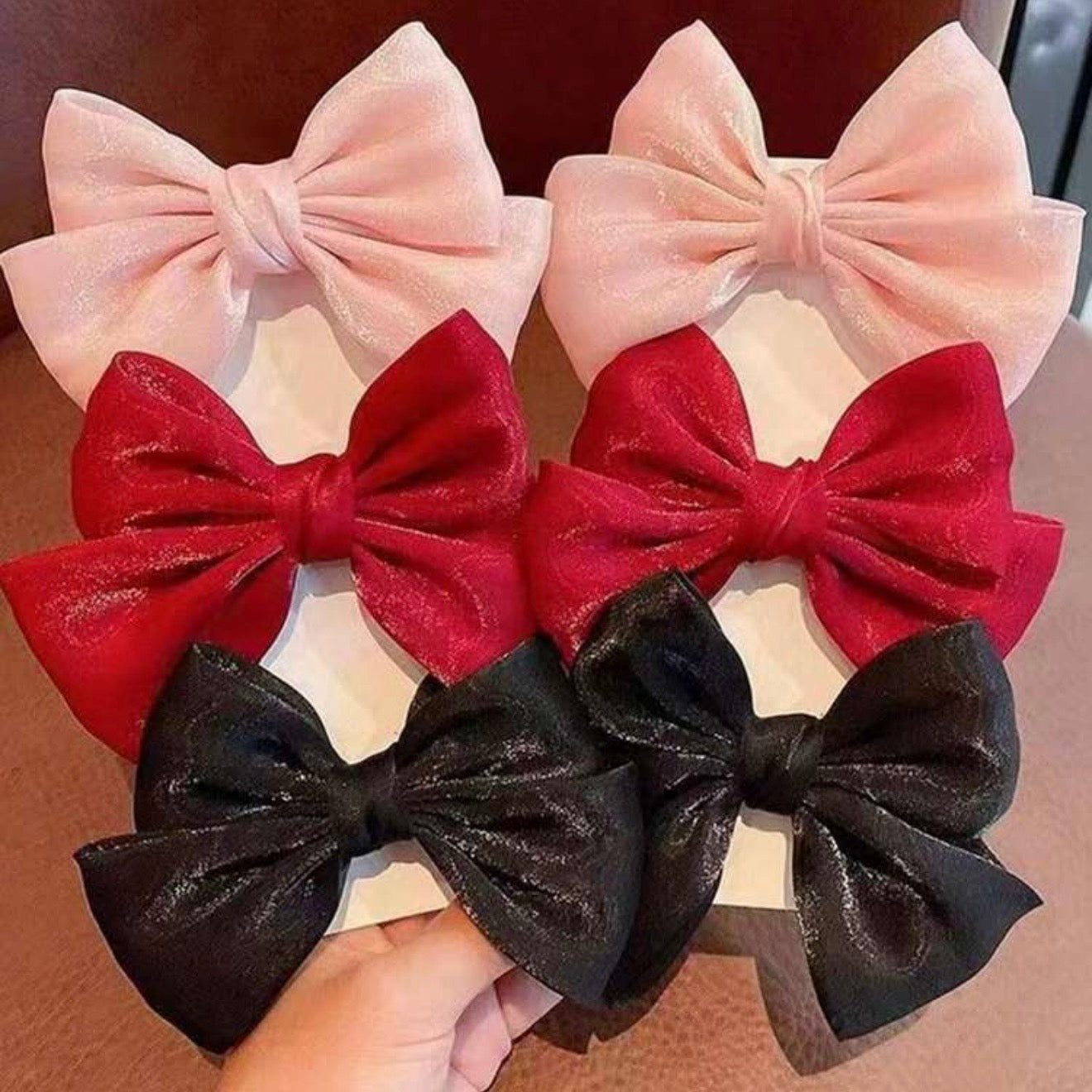 Red Bowknot Hairclip