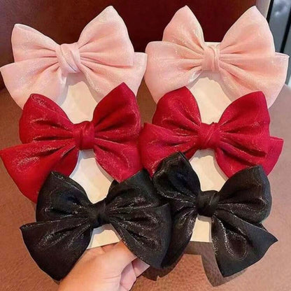 Red Bowknot Hairclip