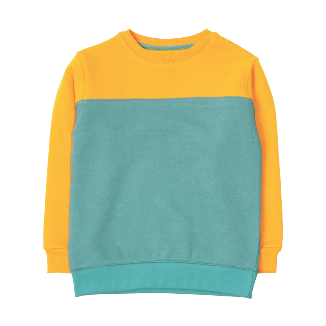 Aqua & Mustard Sweatshirt