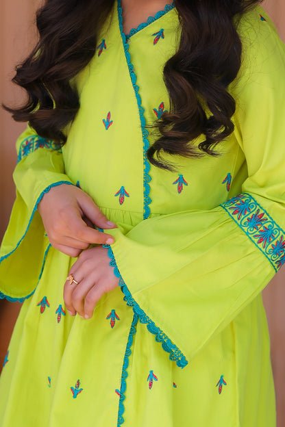 Lime Yellow Frock
