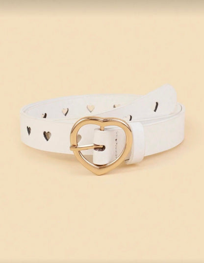 White Heart Belt