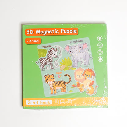 Animal 3D magnetic puzzle brain game
