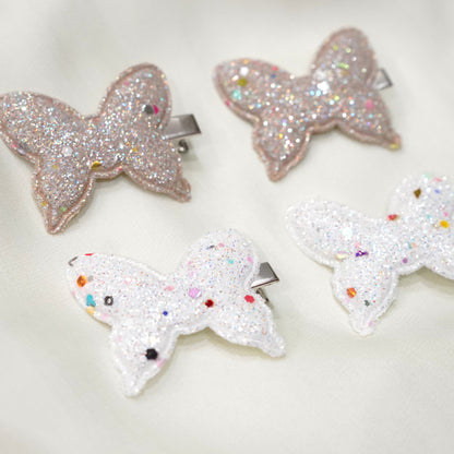 Silver & Gold Shiny Butterfly Hairclip