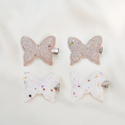 Silver & Gold Shiny Butterfly Hairclip