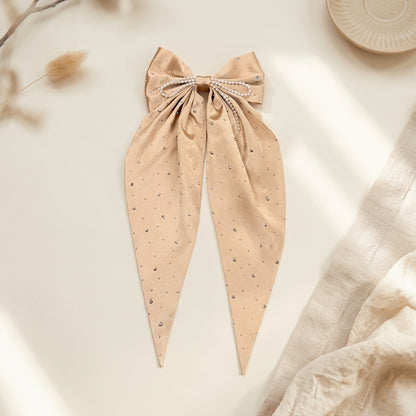 Premium Rhinestone Long Bow