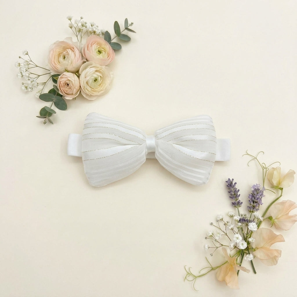 Striped Premium Bow Headband