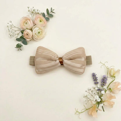 Striped Premium Bow Headband