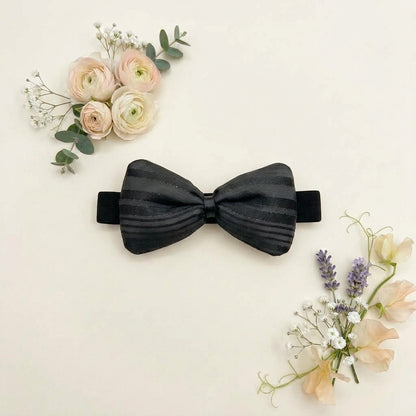 Striped Premium Bow Headband