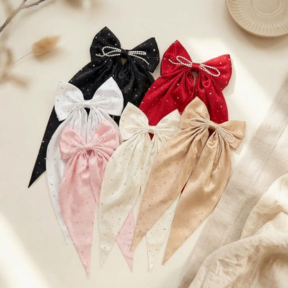 Premium Rhinestone Long Bow