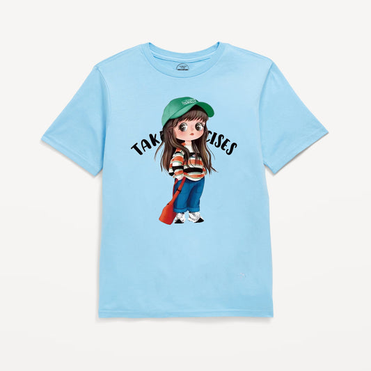 Sky blue girls T-Shirt