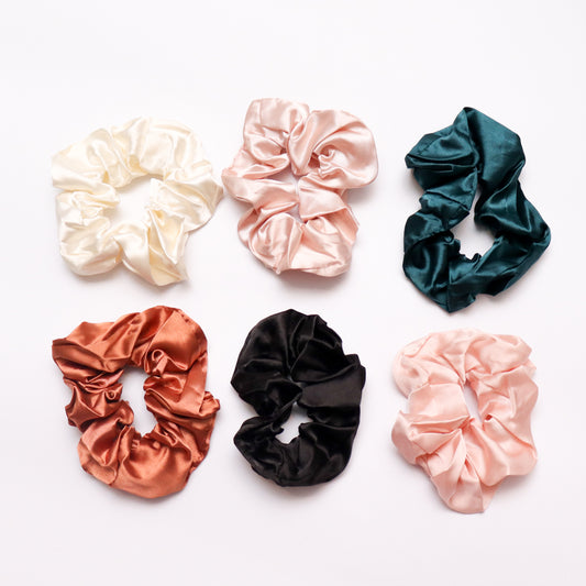 Silk Premium Scrunchies
