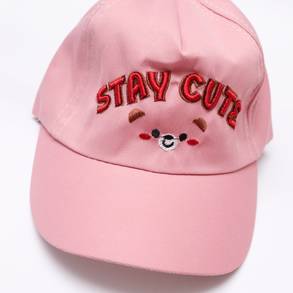 Pink STAY CUTE Pee Cap