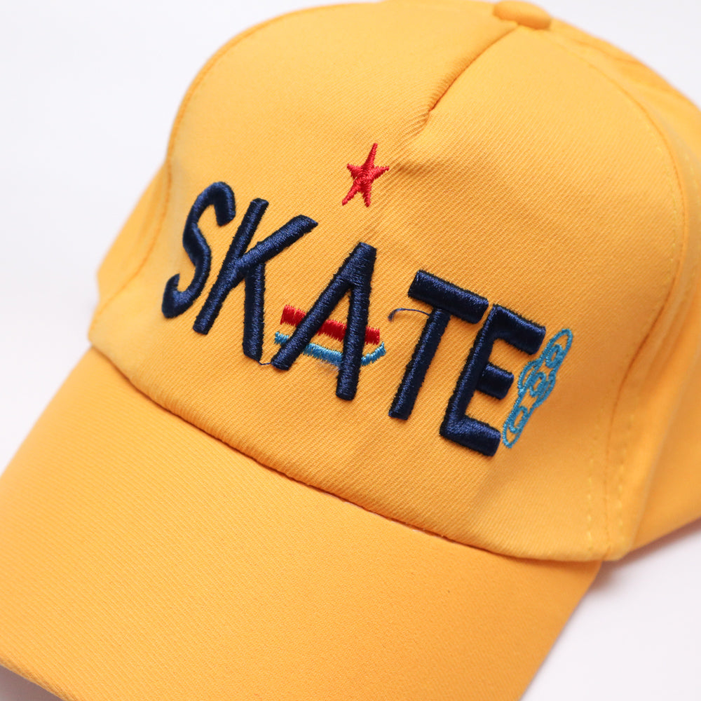 Yellow SKATE Pee Cap