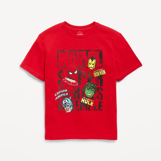 Red Marvel Graphic T-Shirt